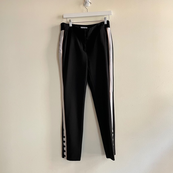 Calvin Klein Side-Striped Button Pants Size 6 - Picture 3 of 8